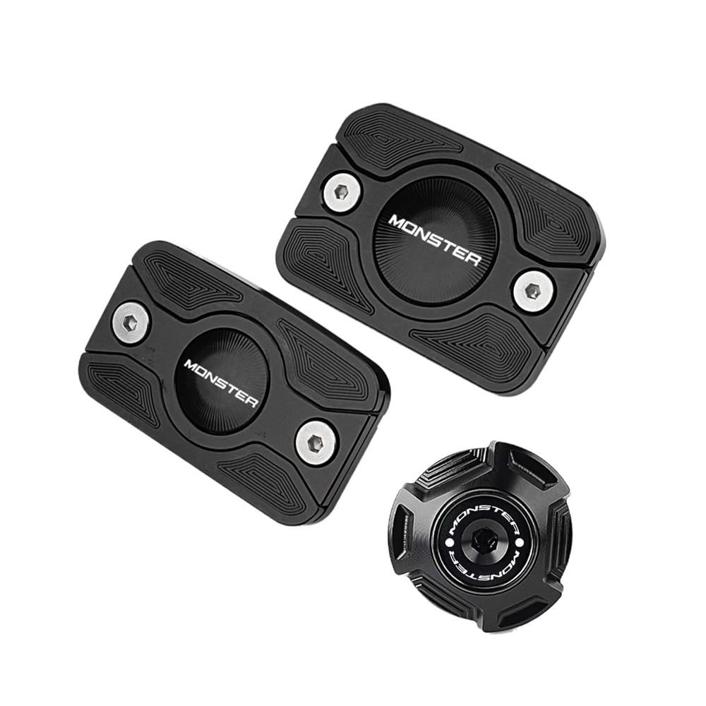 Für Monster 821 796 795 696 695 Motorrad Zubehör Vorne Bremse Reservoir Kupplung Flüssigkeit Abdeckung Motor Öl Einfülldeckel Für Monster 821 796 795 696 695 Motorrad Zubehör Vorne Bremse Reservoir Kupplung Flüssigkeit Abdeckung Motor Öl Einfülldeckel von VENHIRL