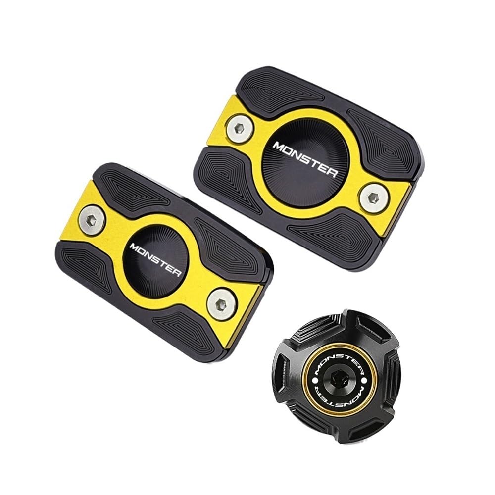 Für Monster 821 796 795 696 695 Motorrad Zubehör Vorne Bremse Reservoir Kupplung Flüssigkeit Abdeckung Motor Öl Einfülldeckel Für Monster 821 796 795 696 695 Motorrad Zubehör Vorne Bremse Reservoir Kupplung Flüssigkeit Abdeckung Motor Öl Einfülldeckel von VENHIRL