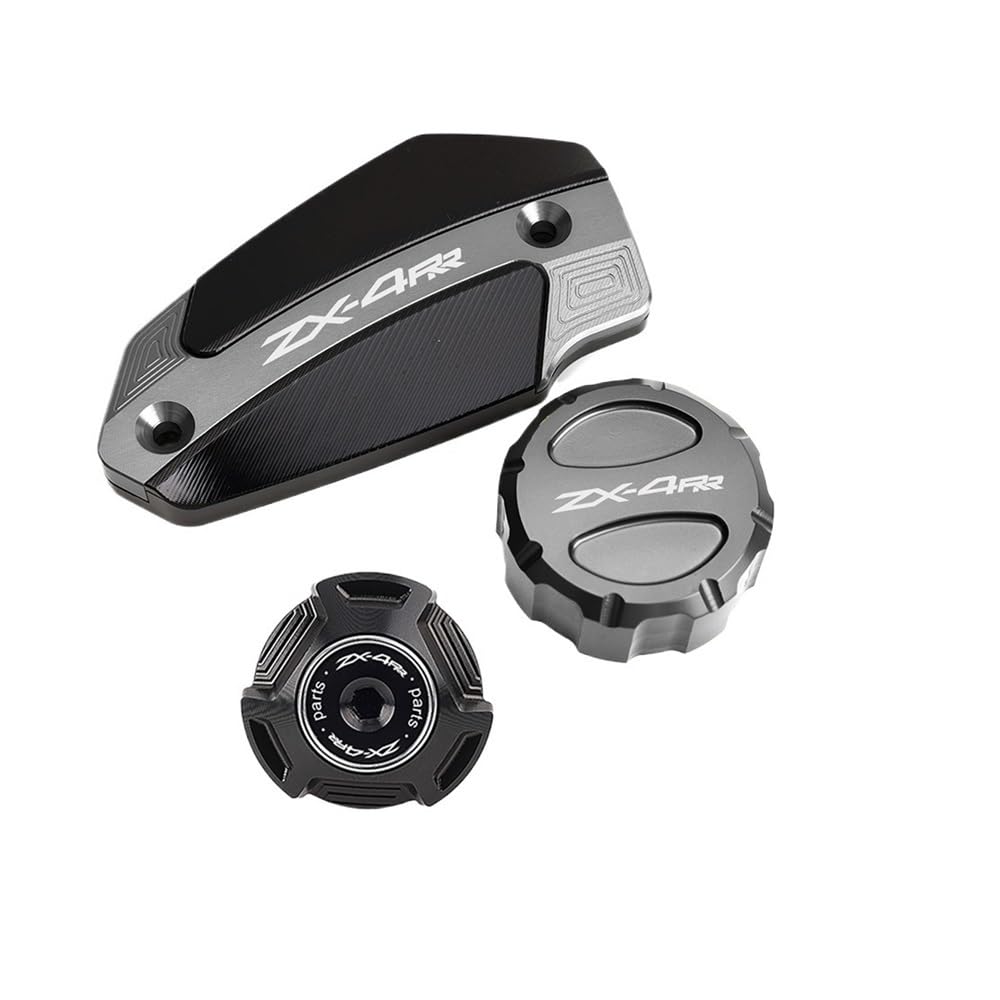 Für NI&nja ZX-4R ZX-4RR ZX4R ZX4RR Motorrad Zubehör Hinten Vorne Bremsflüssigkeitsbehälterdeckel Öleinfülldeckel Abdeckung Für NI&nja ZX-4R ZX-4RR ZX4R ZX4RR Motorrad Zubehör Hinten Vorne Bremsflüssigkeitsbehälterdeckel Öleinfülldeckel Abdeckung von VENHIRL