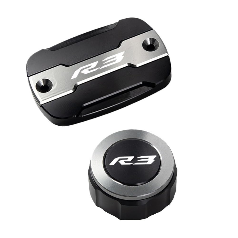 Für YZF R3 YZF-R3 YZFR3 2015-2022 Motorradzubehör Vorder- Und Hinterradbremsölkappenschutz Und Öleinfülldeckel Für YZF R3 YZF-R3 YZFR3 2015-2022 Motorradzubehör Vorder- Und Hinterradbremsölkappenschutz Und Öleinfülldeckel von VENHIRL