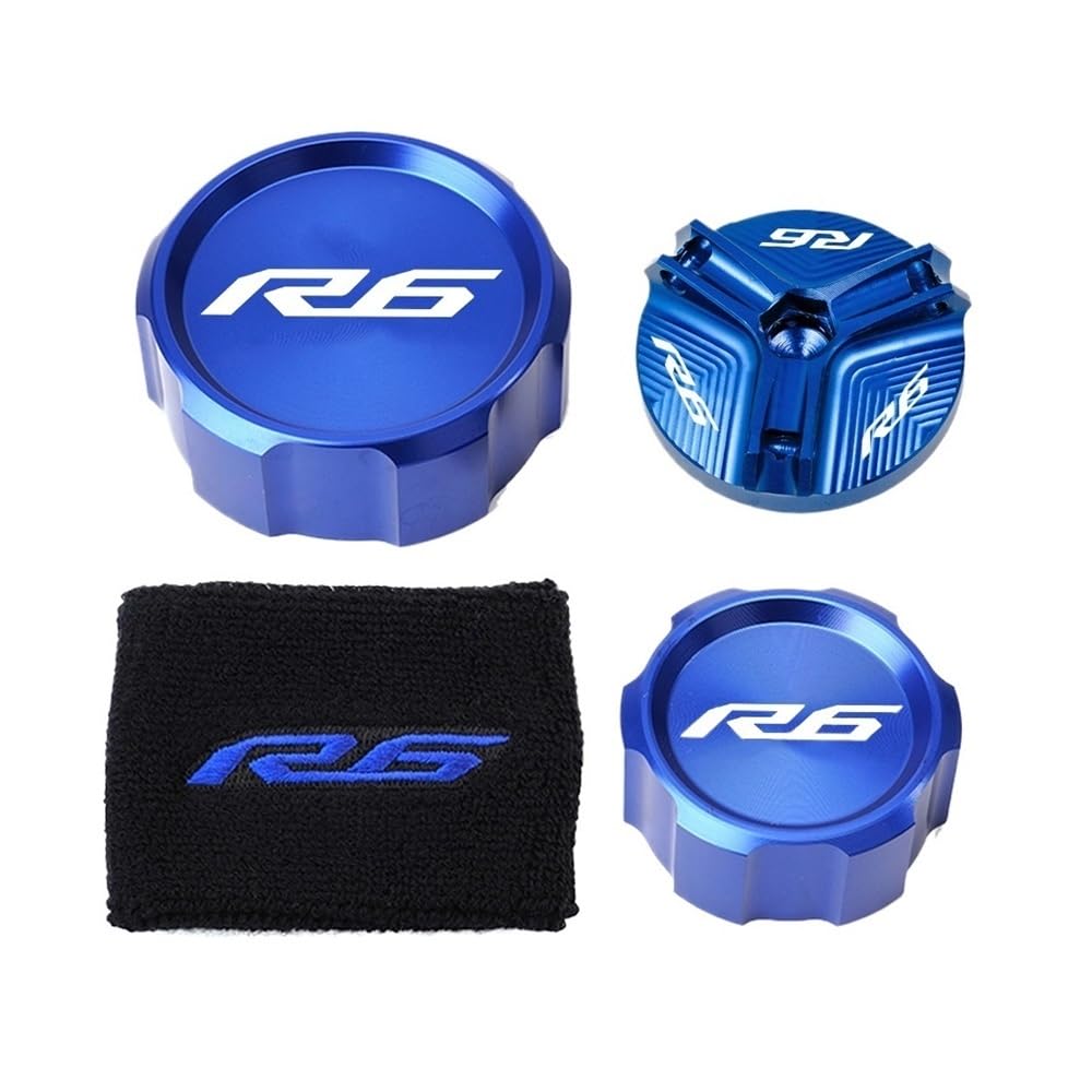 Für YZFR6 YZF R6 YZF-R6 2010 2011 2012 2013-2024 Motorrad Vorne Hinten Brems Flüssigkeit Reservoir Abdeckung Socke Öl Einfülldeckel Für YZFR6 YZF R6 YZF-R6 2010 2011 2012 2013-2024 Motorrad Vorne Hinten Brems Flüssigkeit Reservoir Abdeckung Socke Öl Einfülldeckel von VENHIRL