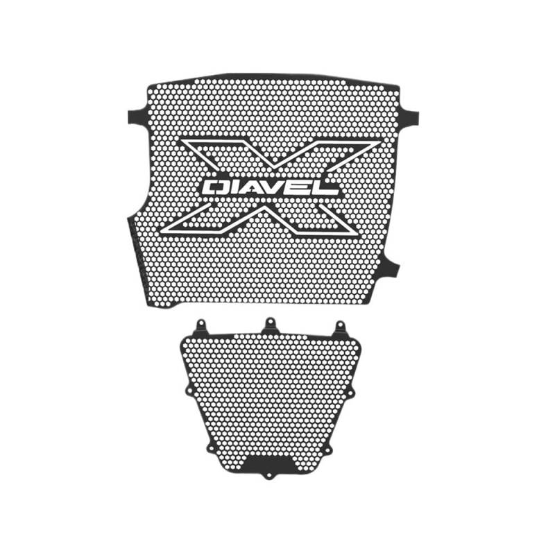 Kühlergrillschutzabdeckung FÜR XDiavel X DIAVEL X-Diavel 2016 2017 2018 2019 2020 2021 Motorrad Kühlergrill Abdeckung Ölkühler Schutz Set von VENHIRL