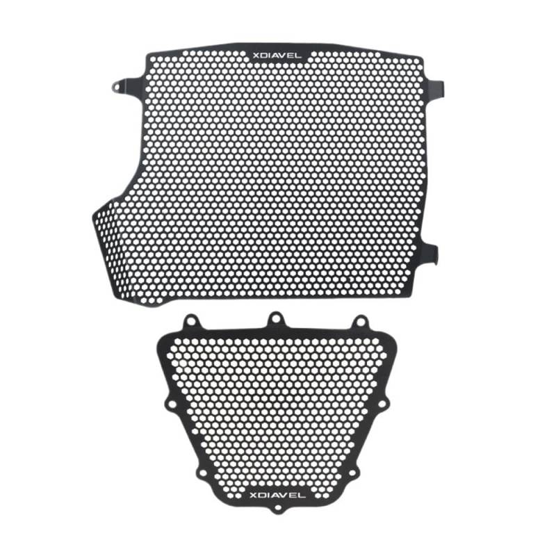 Kühlergrillschutzabdeckung FÜR XDiavel X DIAVEL X-Diavel 2016 2017 2018 2019 2020 2021 Motorrad Kühlergrill Abdeckung Ölkühler Schutz Set von VENHIRL