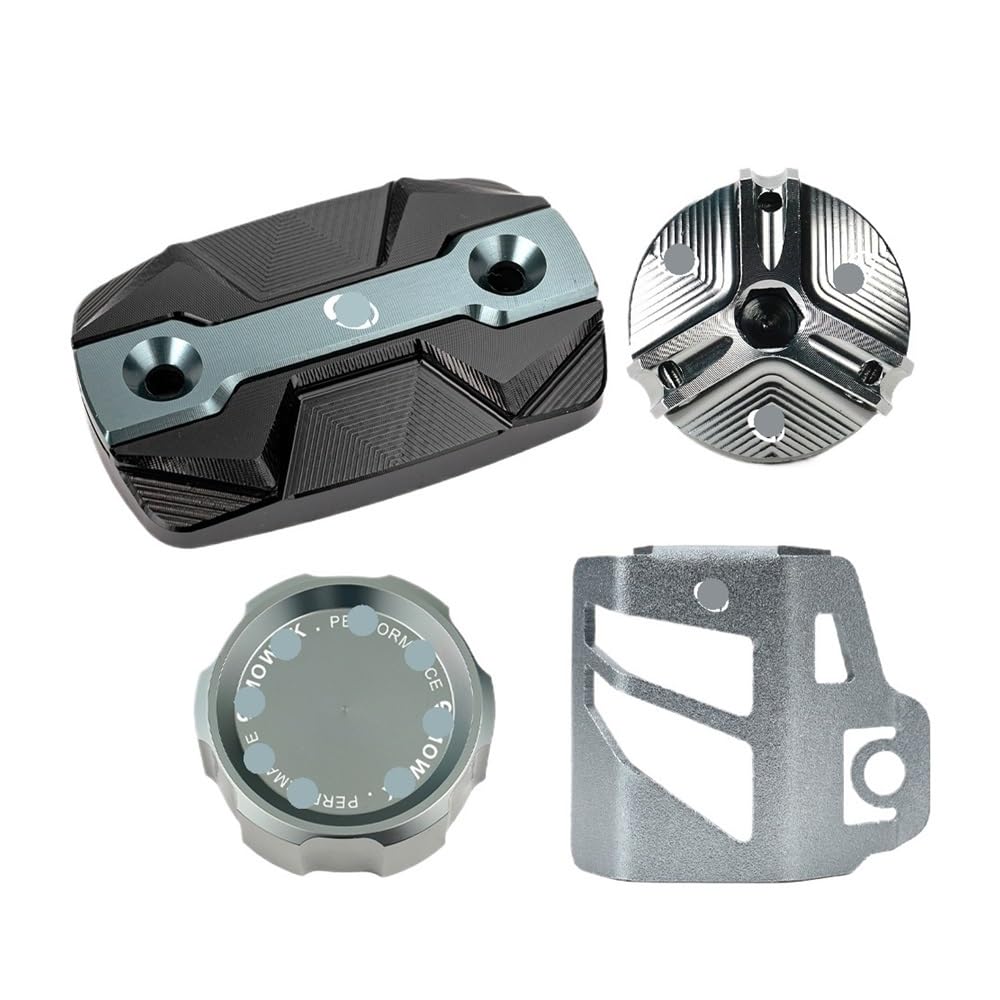 Motorrad Vorne Hinten Brems Flüssigkeit Zylinder Master Reservoir Abdeckung Öl Füllstoff Kappe Für MT-03 MT03 2015-2021 2022 2023 Motorrad Vorne Hinten Brems Flüssigkeit Zylinder Master Reservoir Abdeckung Öl Füllstoff Kappe Für MT-03 MT03 2015-2021 2022 2023 von VENHIRL