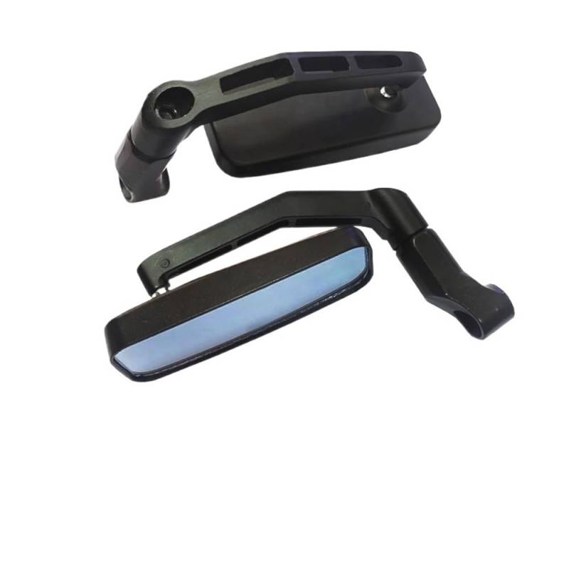 Rückspiegel 1 Paar Motorrad Modifizierte Aluminium Platz Rückspiegel Rückseite Spiegel 8mm 10mm Universal Für Roller Für von VENHIRL