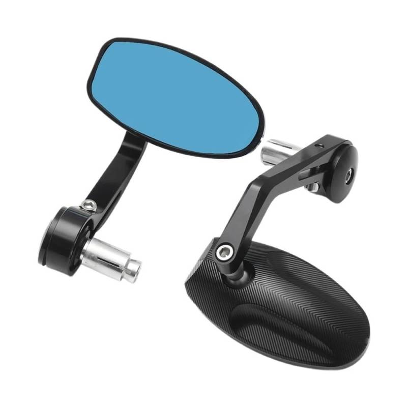 Rückspiegel 2 Stücke CNC Motorrad Bar End Schwarz Rückspiegel Seitenspiegel Einstellbar Für Sp&eed ​​Triple von VENHIRL