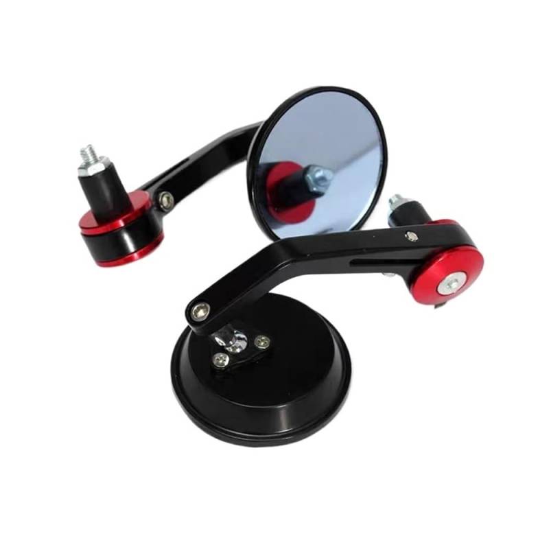 Rückspiegel 22mm Lenkerendenspiegel Motorrad Aluminium Rückspiegel Für Shadow 750 1100 Rebel 500 NC750X CB125R von VENHIRL
