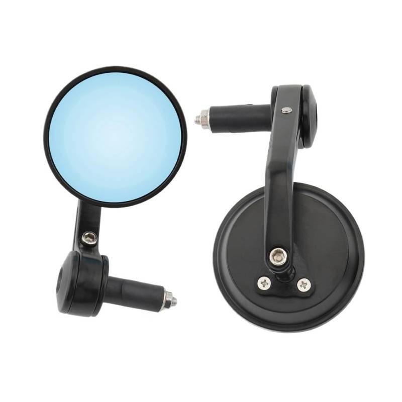 Rückspiegel 7/8 ''22mm Universal Bar End Spiegel Motorrad 1'' 25mm Lenker Rearview Außenspiegel Alumunim Zubehör von VENHIRL