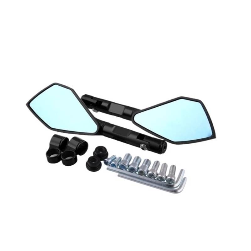 Rückspiegel Aluminium Motorrad Rückspiegel Seite Spiegel 8MM 10MM Für MT-09 MT 07 Für CB650R von VENHIRL