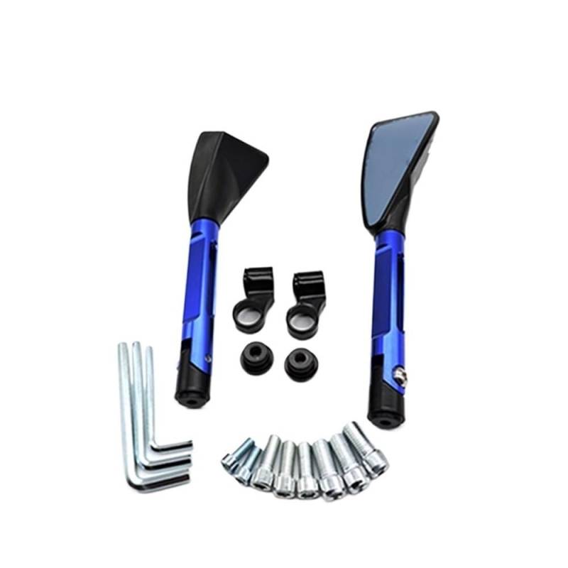 Rückspiegel CNC Aluminium Custom Motorrad Rearview Außenspiegel 8mm 10mm Für Z750 NI&nja250 Für R1 R6 FZ6 Für von VENHIRL