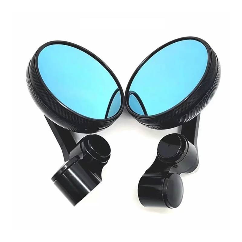Rückspiegel CNC Aluminium Motorrad Rearview Außenspiegel 8mm 10mm Blau Glas Für CRF300L CRF250L CRF 230 450L CRF250F 250 von VENHIRL