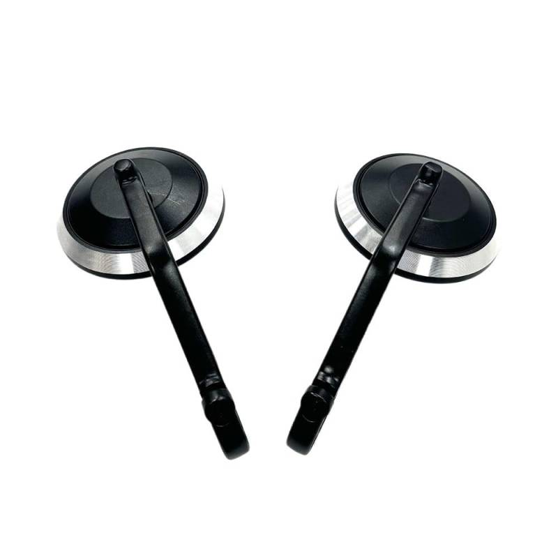 Rückspiegel Motorrad CNC Lenker Griff Bar Rearview Außenspiegel Bar End Spiegel Kit Für Rocket 3 Street Triple S 765 RS R 765RS 765R von VENHIRL