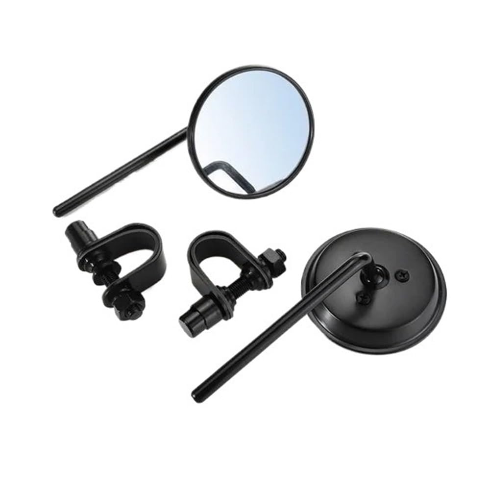 Rückspiegel Motorrad-Lenkerendspiegel, Rückspiegel, Außenspiegel, Rund, Konvex, Für Aufstecken, 22–25 Mm Für Bobber Cruiser Rückspiegel Motorrad-Lenkerendspiegel, Rückspiegel, Außenspiegel, Rund, Konvex, Für Aufstecken, 22–25 Mm Für Bobber Cruiser von VENHIRL