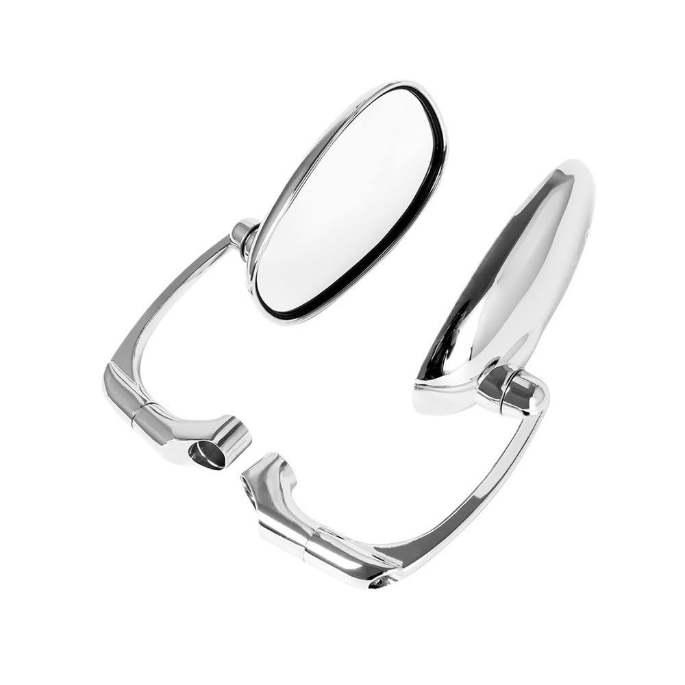 Rückspiegel Motorrad Oval Rearview Außenspiegel L-Bar Chrom/Schwarz Aluminium Motorrad Zubehör Für Rückspiegel Motorrad Oval Rearview Außenspiegel L-Bar Chrom/Schwarz Aluminium Motorrad Zubehör Für von VENHIRL