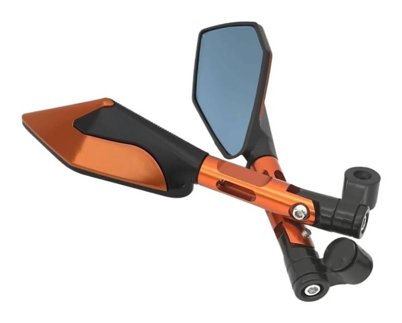 Rückspiegel Motorrad Rückansicht Aluminium Legierung Seite Rückspiegel Lenker Universal Motobiker ATV Für Z900 Z900RS Z800 Z1000 von VENHIRL