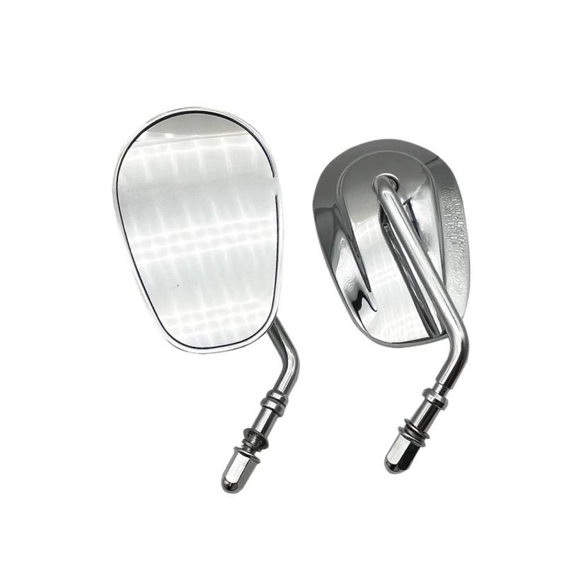 Rückspiegel Motorrad Rückspiegel Seite Spiegel Schwarz Chrom Für Dyna Sportster 883 1200 So&ftail Touring Electra Glide Ultra Street Glide von VENHIRL