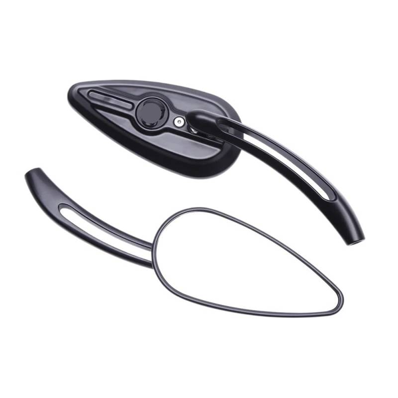 Rückspiegel Motorrad Teardrop Rückspiegel Seitenspiegel Rückspiegel Zubehör Für Street Glide Sp&ecial Sportster 1200 883 von VENHIRL