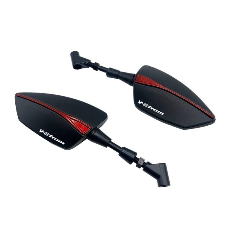 Rückspiegel Motorradspiegel Rearview Außenspiegel Universal Für DL650 V-Strom DL1000 DL 650/XT DL1000/XT V Strom von VENHIRL