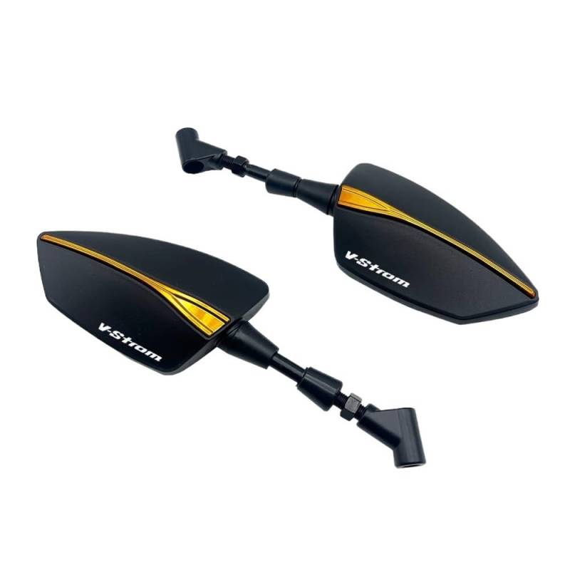 Rückspiegel Motorradspiegel Rearview Außenspiegel Universal Für DL650 V-Strom DL1000 DL 650/XT DL1000/XT V Strom von VENHIRL