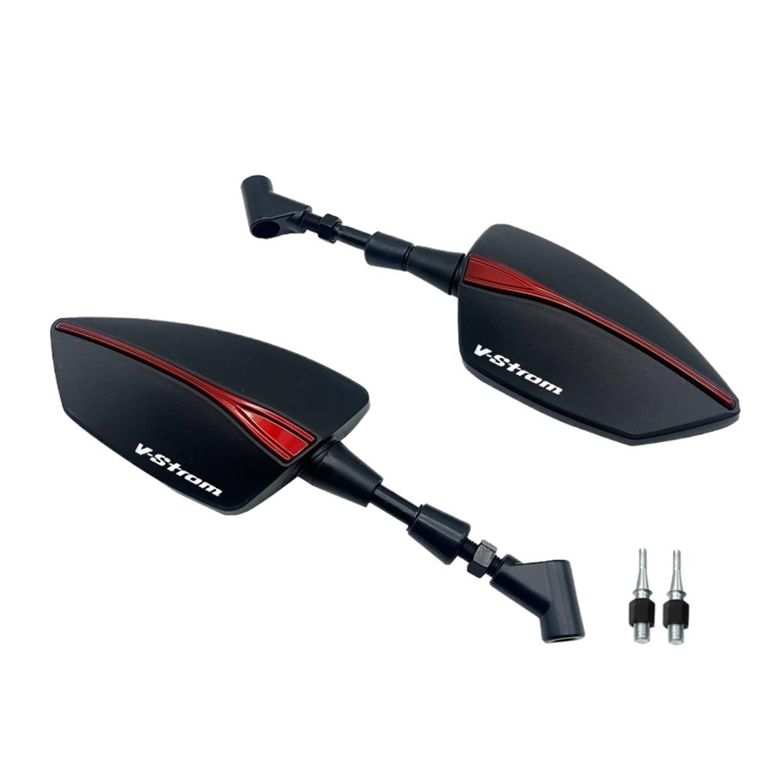 Rückspiegel Motorradspiegel Rearview Außenspiegel Universal Für DL650 V-Strom DL1000 DL 650/XT DL1000/XT V Strom von VENHIRL