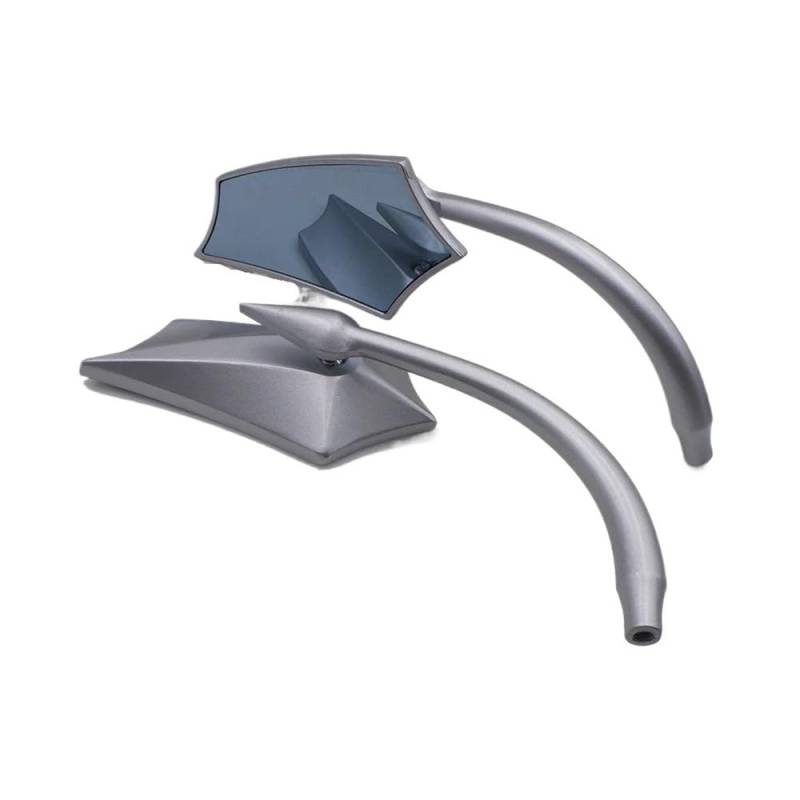 Rückspiegel Rückspiegel Universal Für M8 M10 Motorrad Modifizierte Spiegelstange Aus Aluminiumlegierung Konvex Blau Blendfreie Moto-Seitenspiegel von VENHIRL