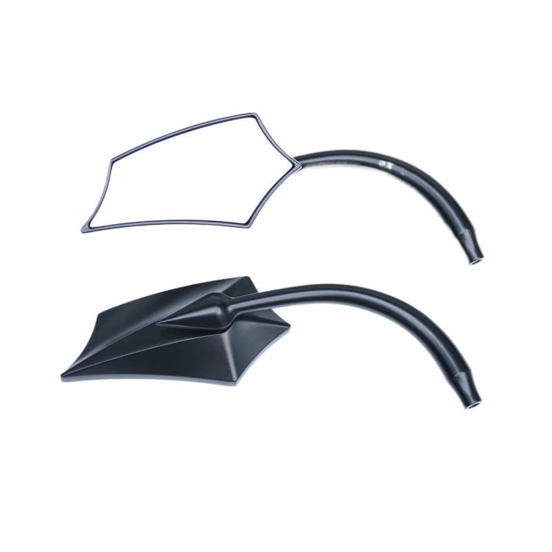 Rückspiegel Schwarz Motorrad Rückspiegel Für So&ftail Soprtster XL883 1200 Ro&ad King Dyna Street von VENHIRL