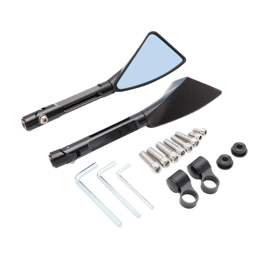 Rückspiegel Universal CNC Aluminium Legierung Motorrad Rearview Außenspiegel Für von VENHIRL