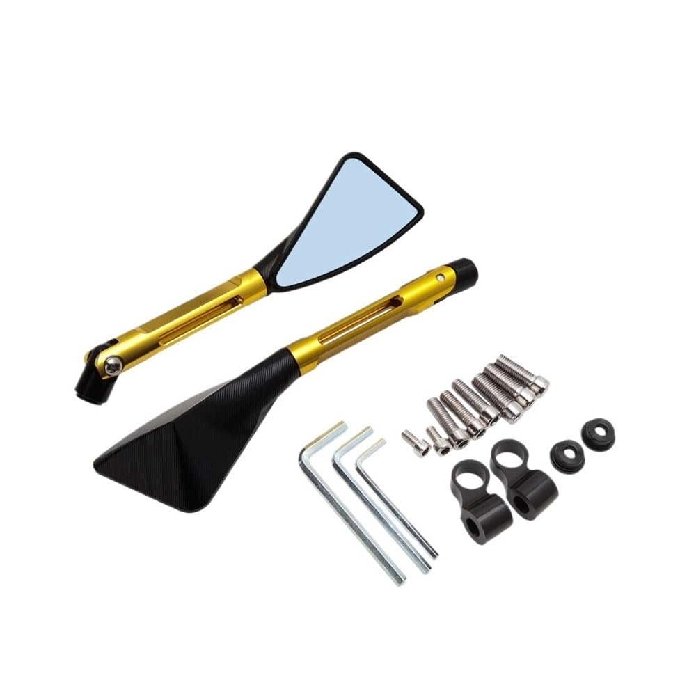 Rückspiegel Universal CNC Aluminium Legierung Motorrad Rearview Außenspiegel Für von VENHIRL