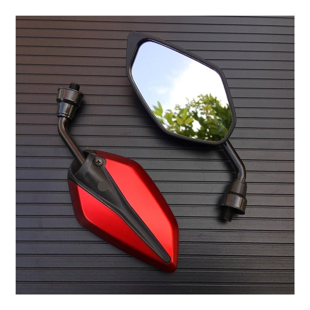 Rückspiegel Universial 10mm Motorrad Spiegel Motorrad Rearview Außenspiegel Für von VENHIRL