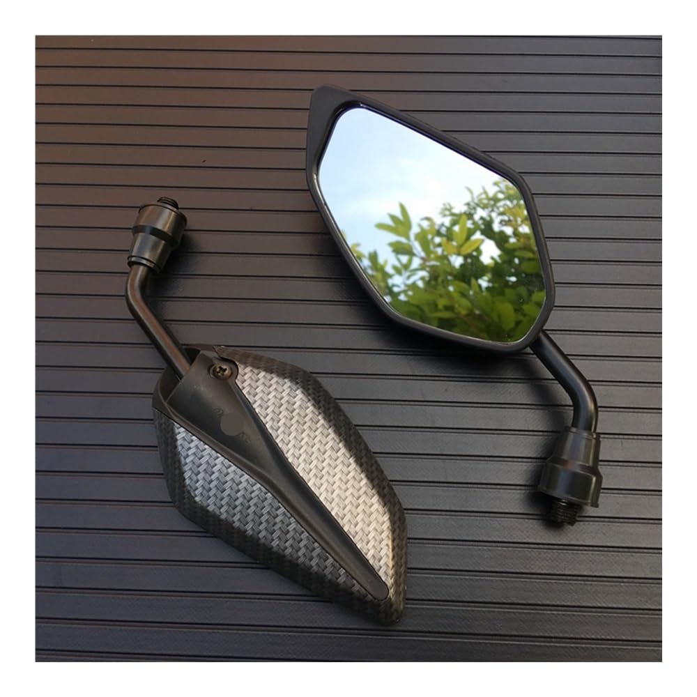Rückspiegel Universial 10mm Motorrad Spiegel Motorrad Rearview Außenspiegel Für von VENHIRL