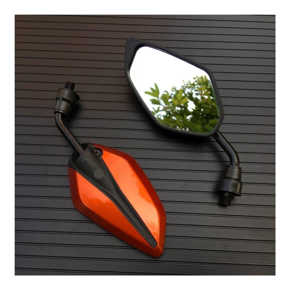 Rückspiegel Universial 10mm Motorrad Spiegel Motorrad Rearview Außenspiegel Für von VENHIRL