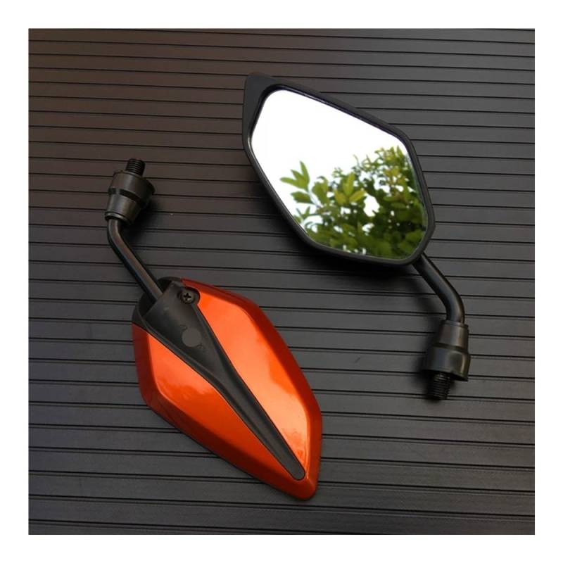 Rückspiegel Universial 10mm Motorrad Spiegel Motorrad Rearview Außenspiegel Für von VENHIRL