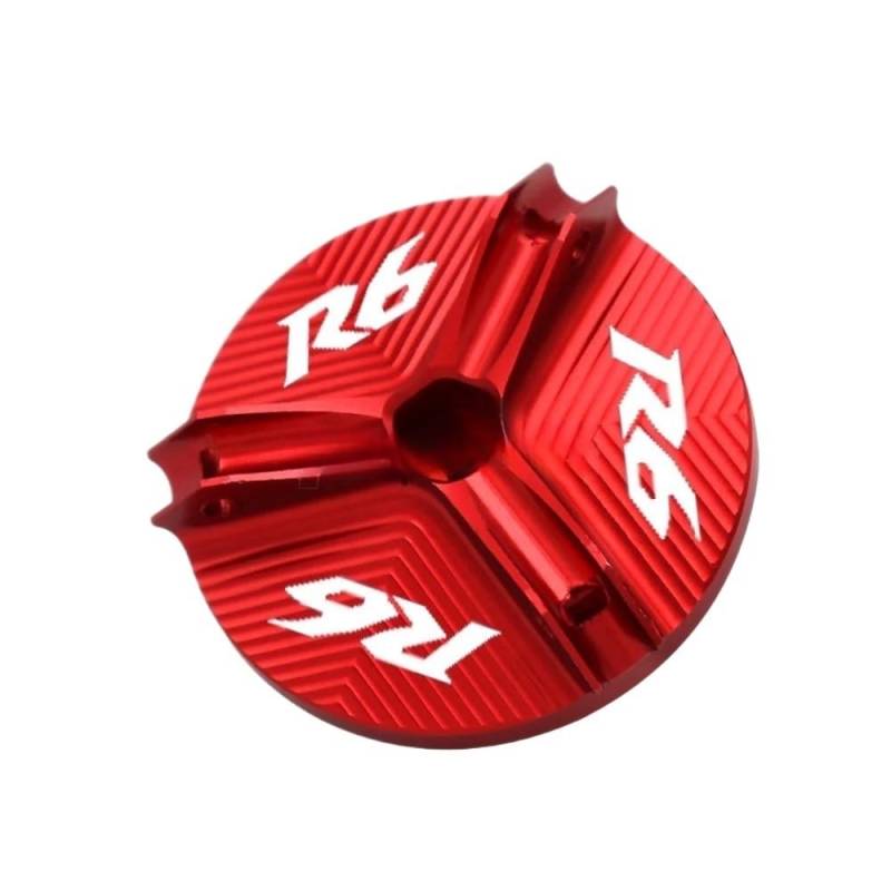 Tappo Bocchettone Olio Moto Für R6 YZF-R6 1999-2019 2018 2017 2016 Motorrad Motoröl Tasse Abdeckung Öl Füllstoff Ablauf Sump Mutter Kappe von VENHIRL