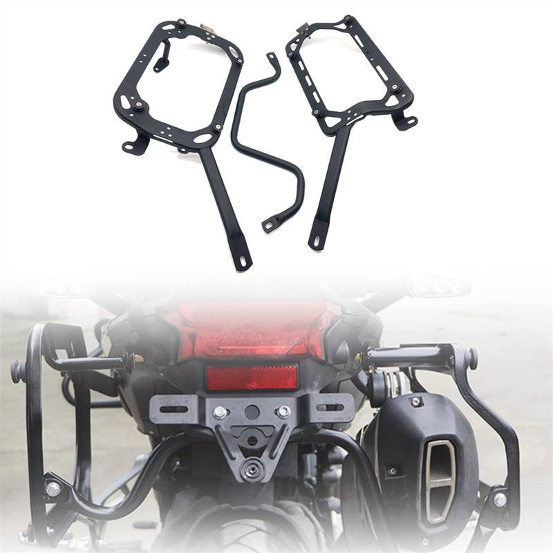 Zubehör Motorrad Für Benelli TRK502x TRK 502x Seitengepäckträger Gepäckboxen Koffer Montagegestelle Halterungen von VERDDE