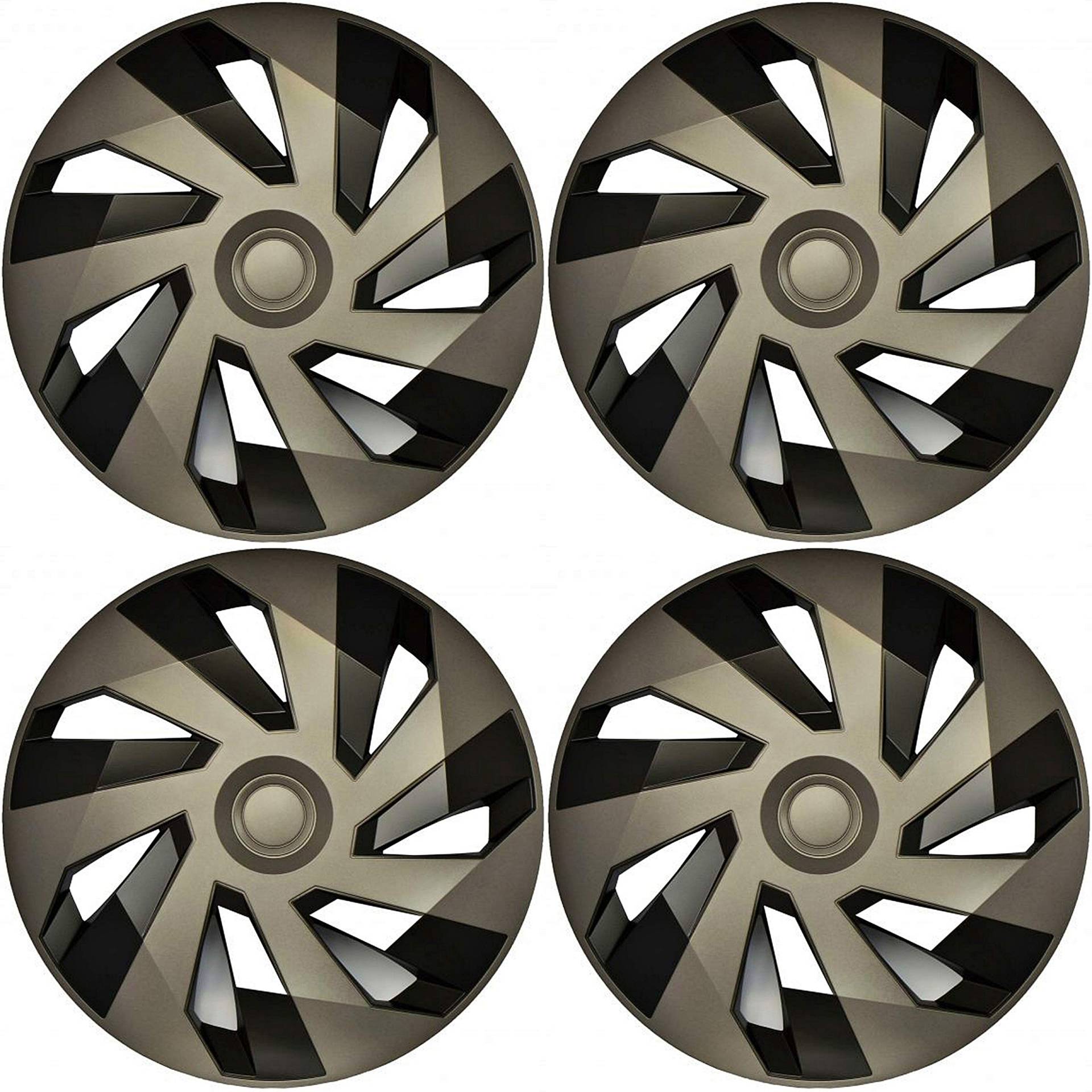 Versaco Auto Radzierblenden VECTORGB16 - Graphit/Schwarz 16 Zoll 7 Speichen - 4 Stück Radkappen - inkl. Befestigungsmaterial/Anleitung Versaco Auto Radzierblenden VECTORGB16 - Graphit/Schwarz 16 Zoll 7 Speichen - 4 Stück Radkappen - inkl. Befestigungsmaterial/Anleitung von VERSACO
