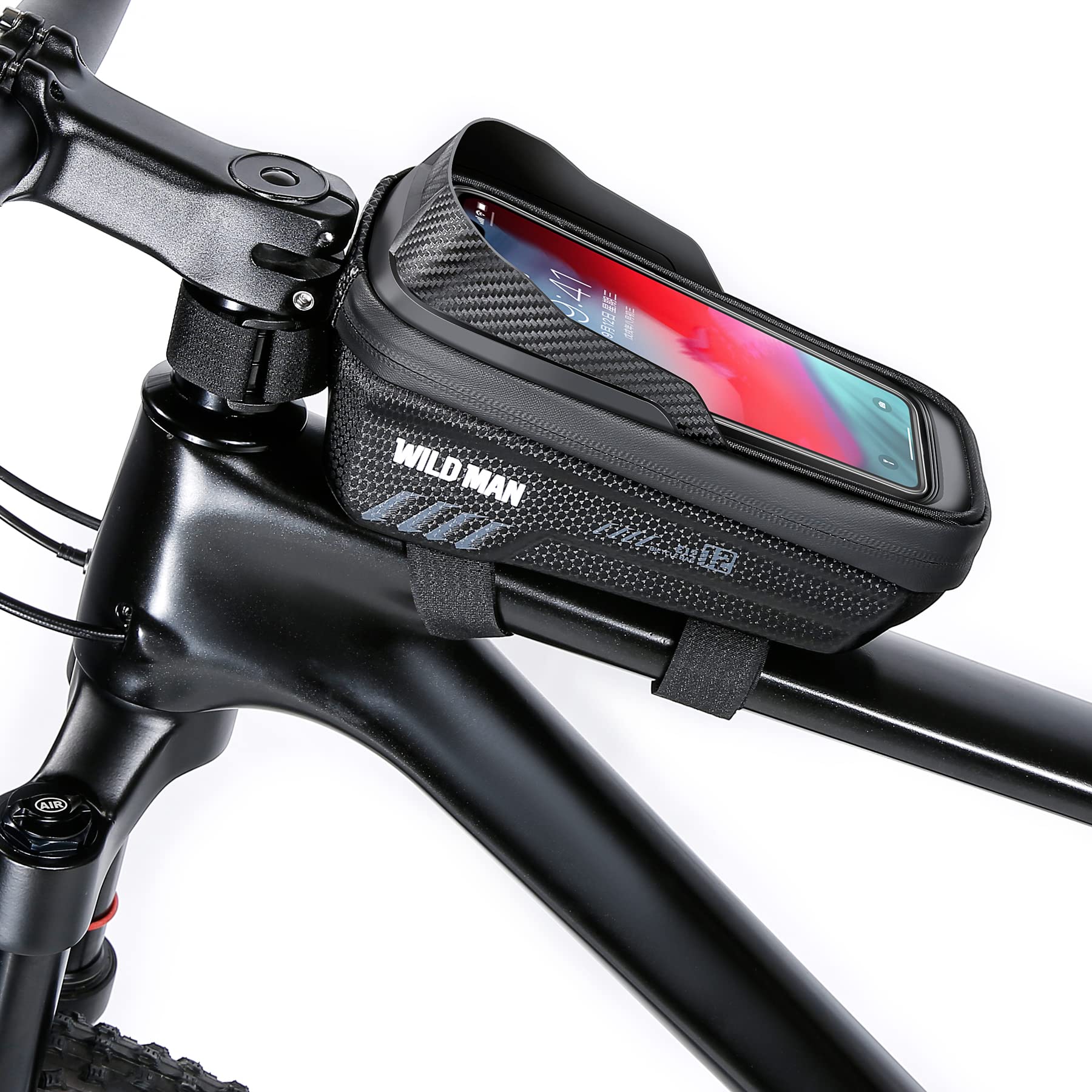 VERTAST Fahrrad Rahmentasche Wasserdicht Handytasche Fahrradtasche Rahmen für Montainbikes Rennrad Ebikes, mit Sensitivem TPU Touchschirm für Smartphone bis zu 6.5 Zoll, schwarz V VERTAST Fahrrad Rahmentasche Wasserdicht Handytasche Fahrradtasche Rahmen für Montainbikes Rennrad Ebikes, mit Sensitivem TPU Touchschirm für Smartphone bis zu 6.5 Zoll, schwarz V von VERTAST