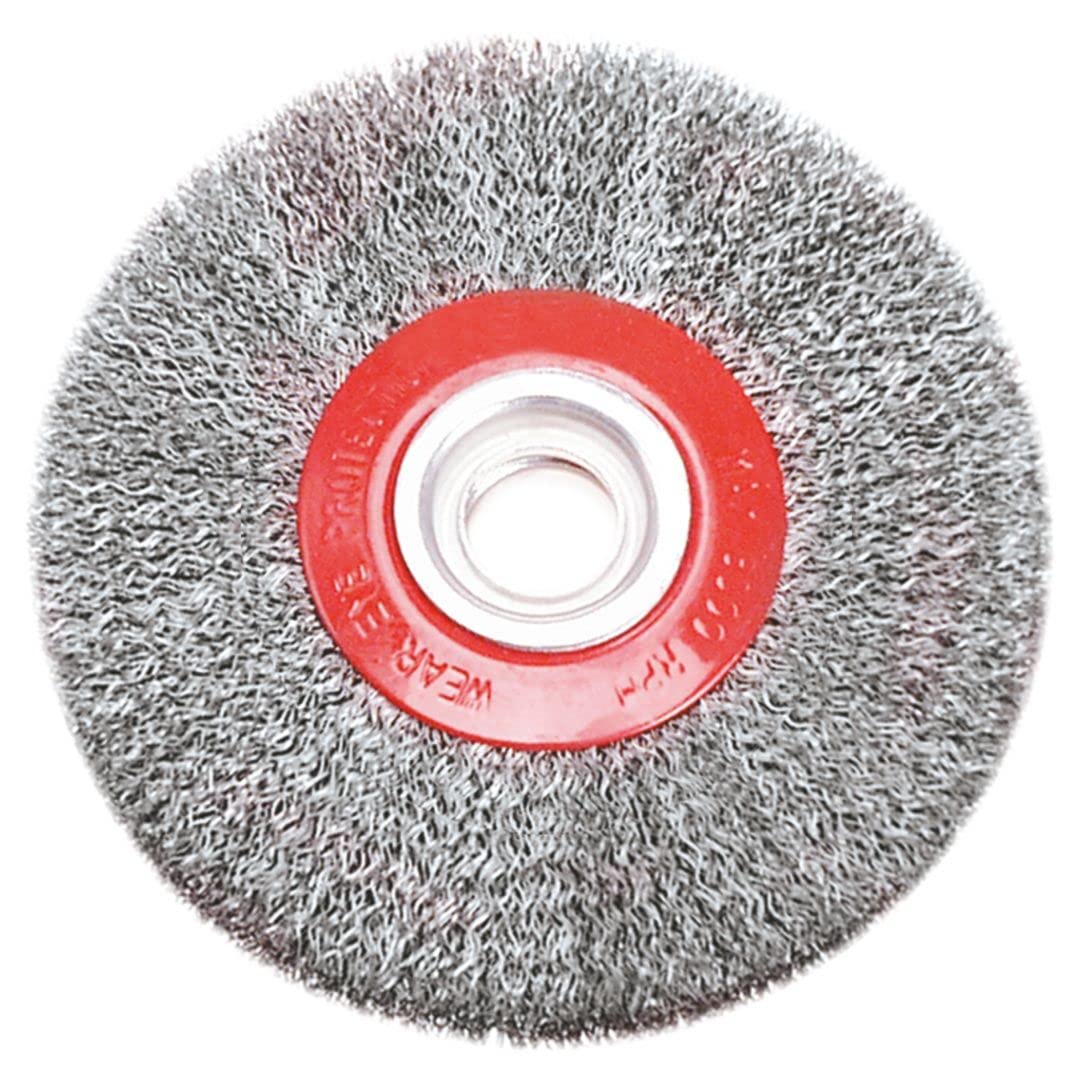 VERTO Drahtscheibenbürste 150 x 32 mm, geriffelter Draht VERTO Drahtscheibenbürste 150 x 32 mm, geriffelter Draht von VERTO