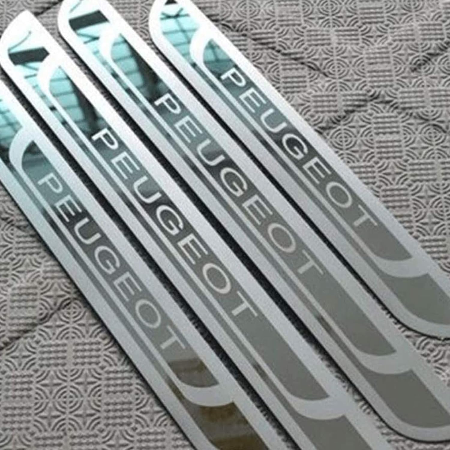4 Stück Auto Einstiegsleisten Schutz für Peugeot 208 307 308 408 508 2008 3008, Edelstahl äußere Trittplatten, Autotürschwellenleiste Schwellerleisten Auto Tuning Zubehör 4 Stück Auto Einstiegsleisten Schutz für Peugeot 208 307 308 408 508 2008 3008, Edelstahl äußere Trittplatten, Autotürschwellenleiste Schwellerleisten Auto Tuning Zubehör von VERVELINK