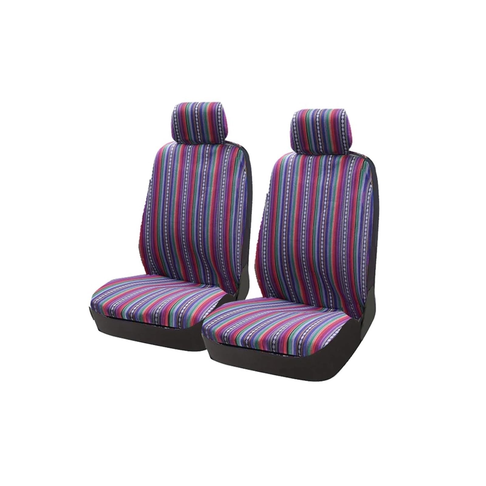 Für Citroen Für Jumper Für Jumpy 2 + 1 Universal Gestreifte Farbe Auto Sitzbezüge Autositzbezug(F) von VETJMUA