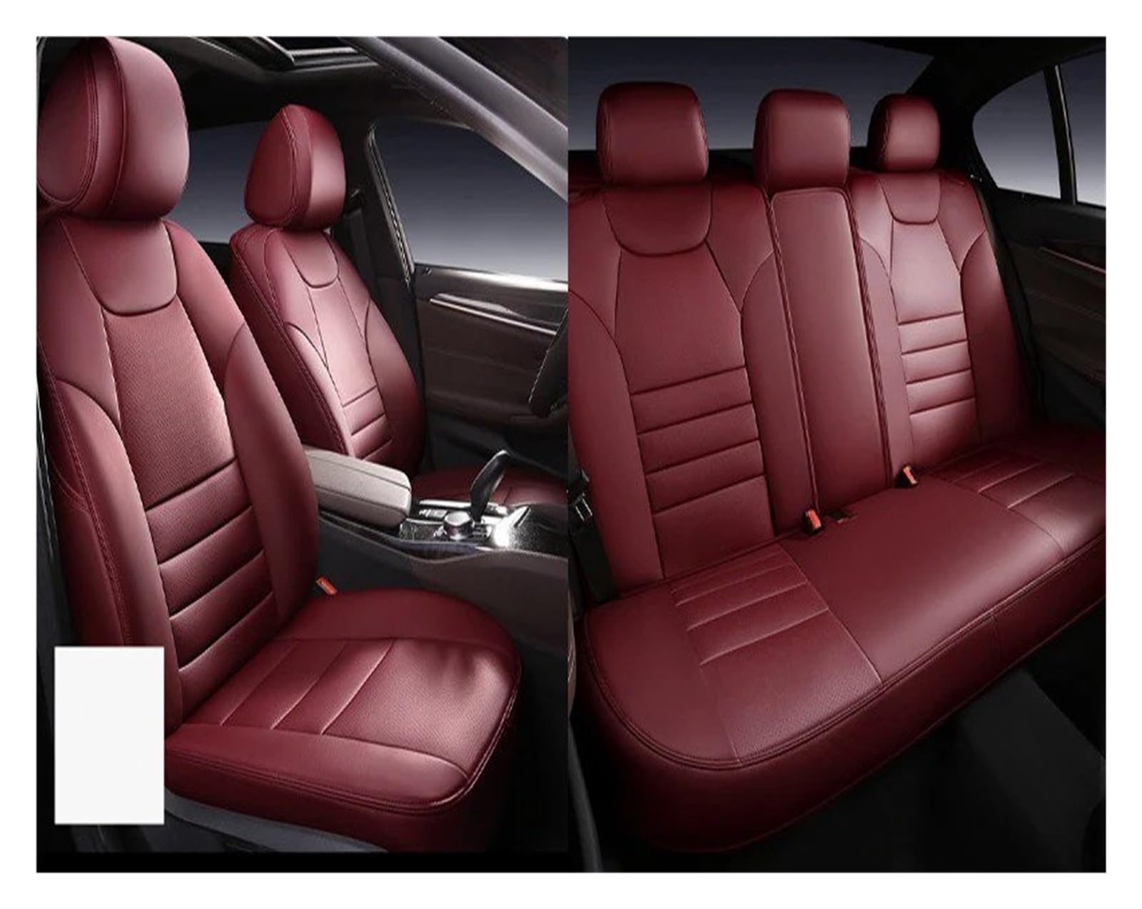 Für Fit Für Accord Für CRV Für Civic Für Jazz Für City Für Vezel Passend Autositzbezug Für Die Erste Reihe Kompletter Satz Sitzbezüge Autositzbezug(5*Wine Red) von VETJMUA