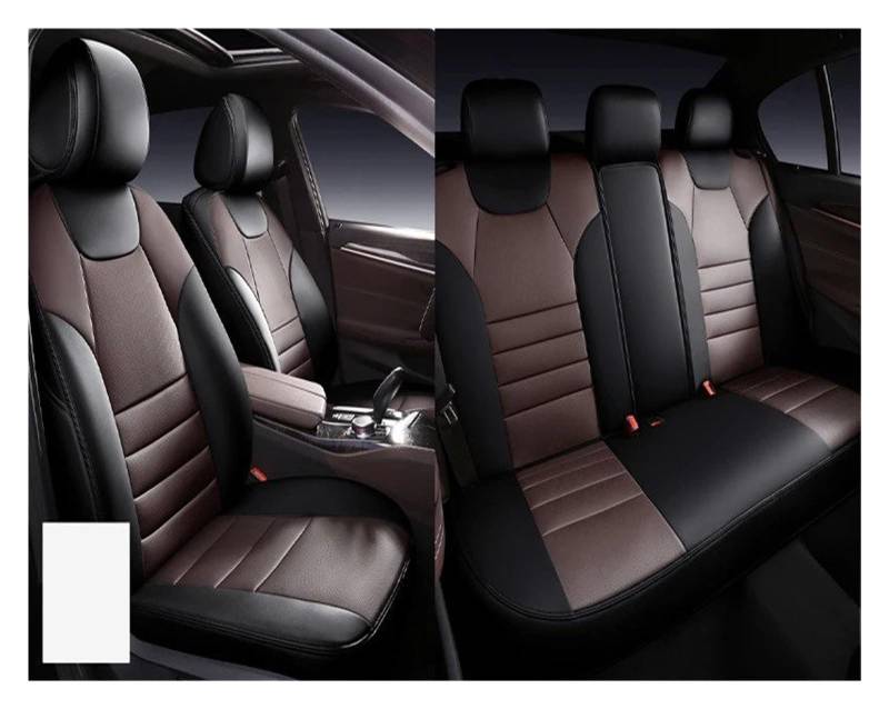 Für Kia Für Sportage Für Sorento Für Stonic Für Soul Für Rio Für Optima Autositzbezug Vordere Reihe Und Kompletter Satz Sitzbezüge Autositzbezug(5*Black Coffee) von VETJMUA