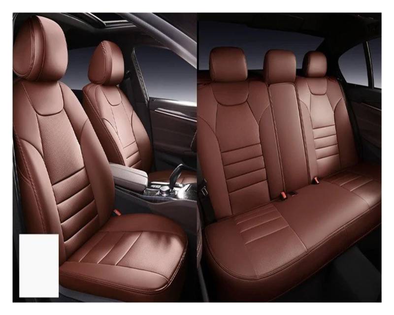 Für Kia Für Sportage Für Sorento Für Stonic Für Soul Für Rio Für Optima Autositzbezug Vordere Reihe Und Kompletter Satz Sitzbezüge Autositzbezug(5*Browm) von VETJMUA