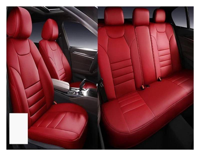 Für Kia Für Sportage Für Sorento Für Stonic Für Soul Für Rio Für Optima Autositzbezug Vordere Reihe Und Kompletter Satz Sitzbezüge Autositzbezug(5*Red) von VETJMUA