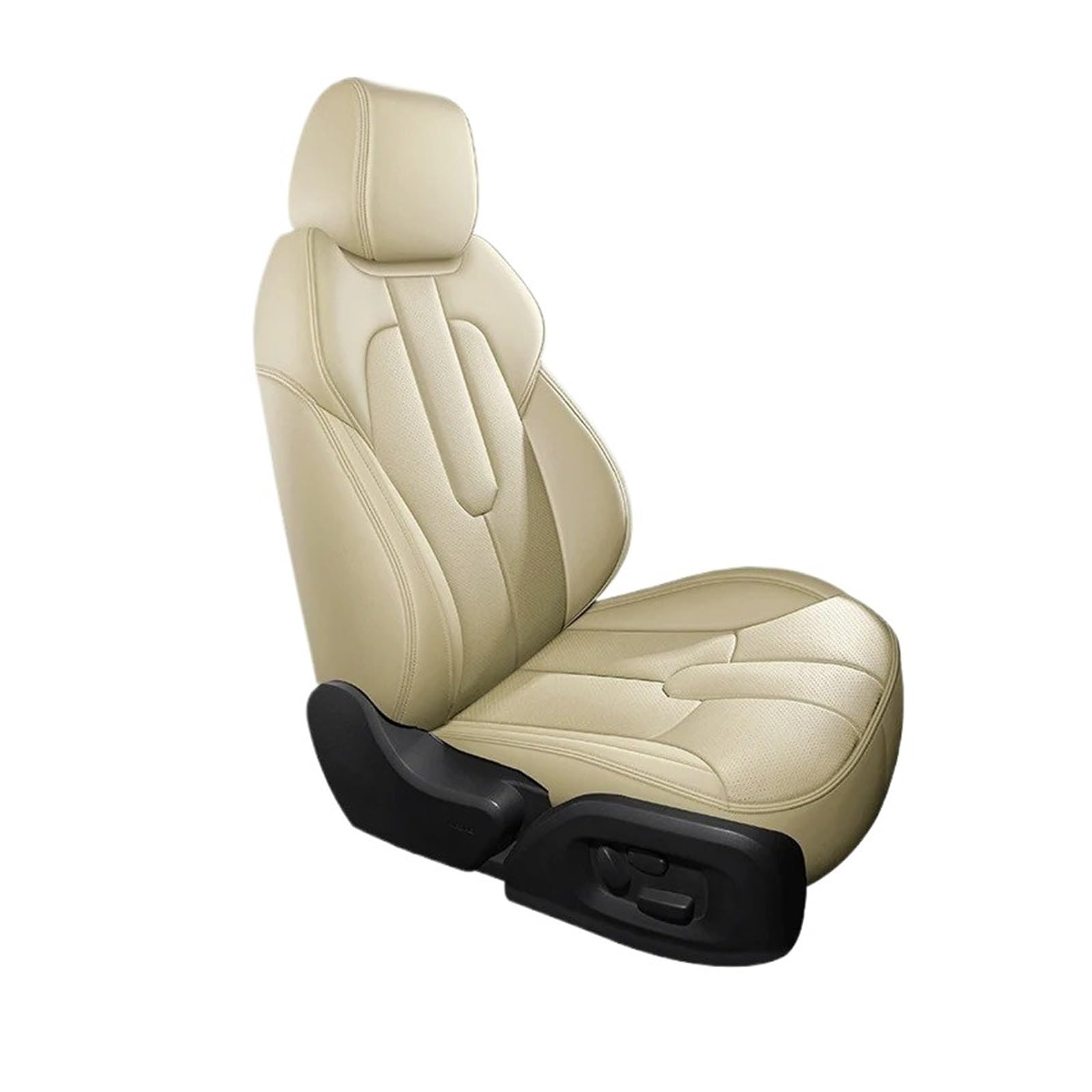 Für Lexus LS250 RX300 CT200H GS300 Autositzbezüge Leder Vorne Und Kompletter Satz Sitzbezüge Autositzbezug(1 Piece Beige) von VETJMUA