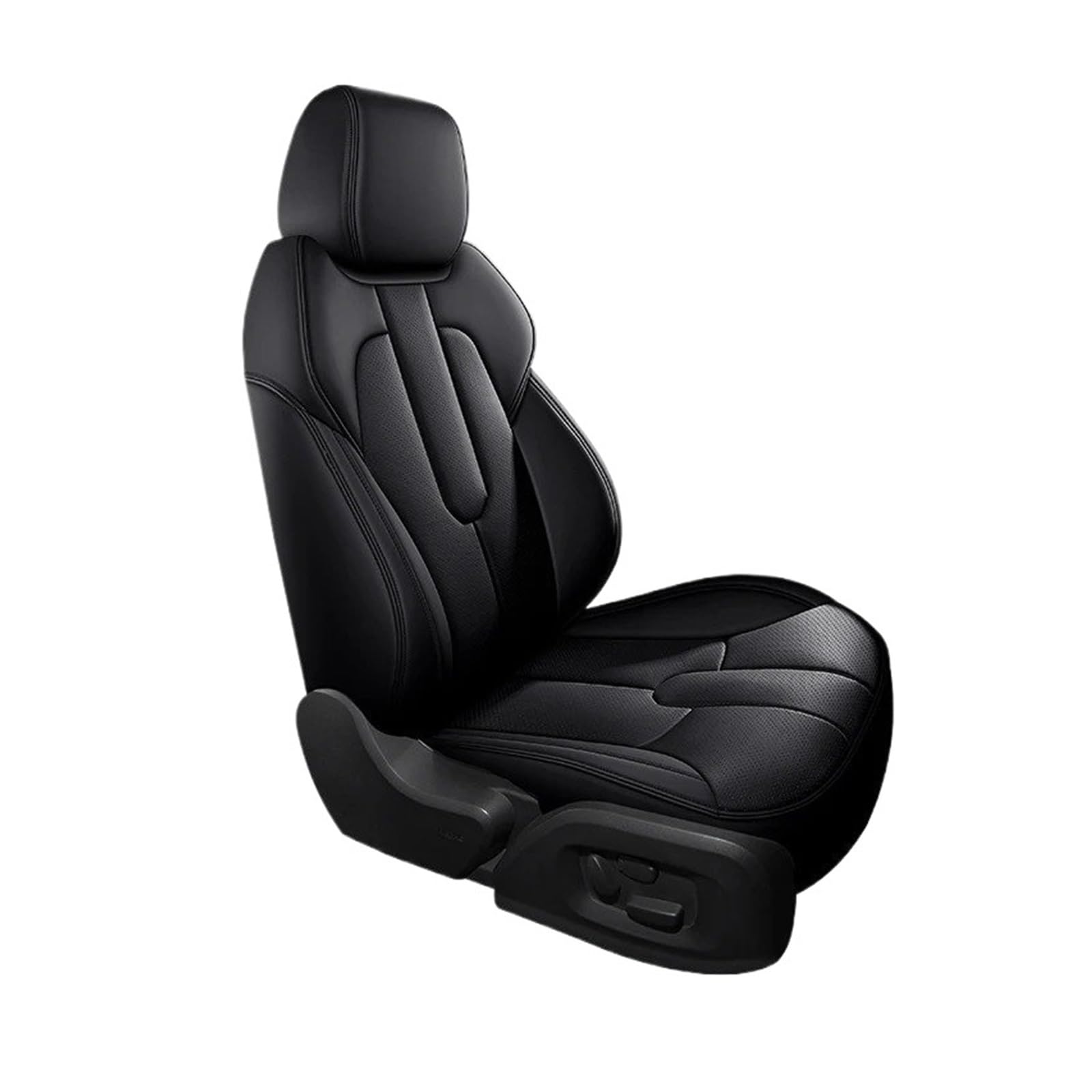Für Lexus LS250 RX300 CT200H GS300 Autositzbezüge Leder Vorne Und Kompletter Satz Sitzbezüge Autositzbezug(1 Piece Black) von VETJMUA