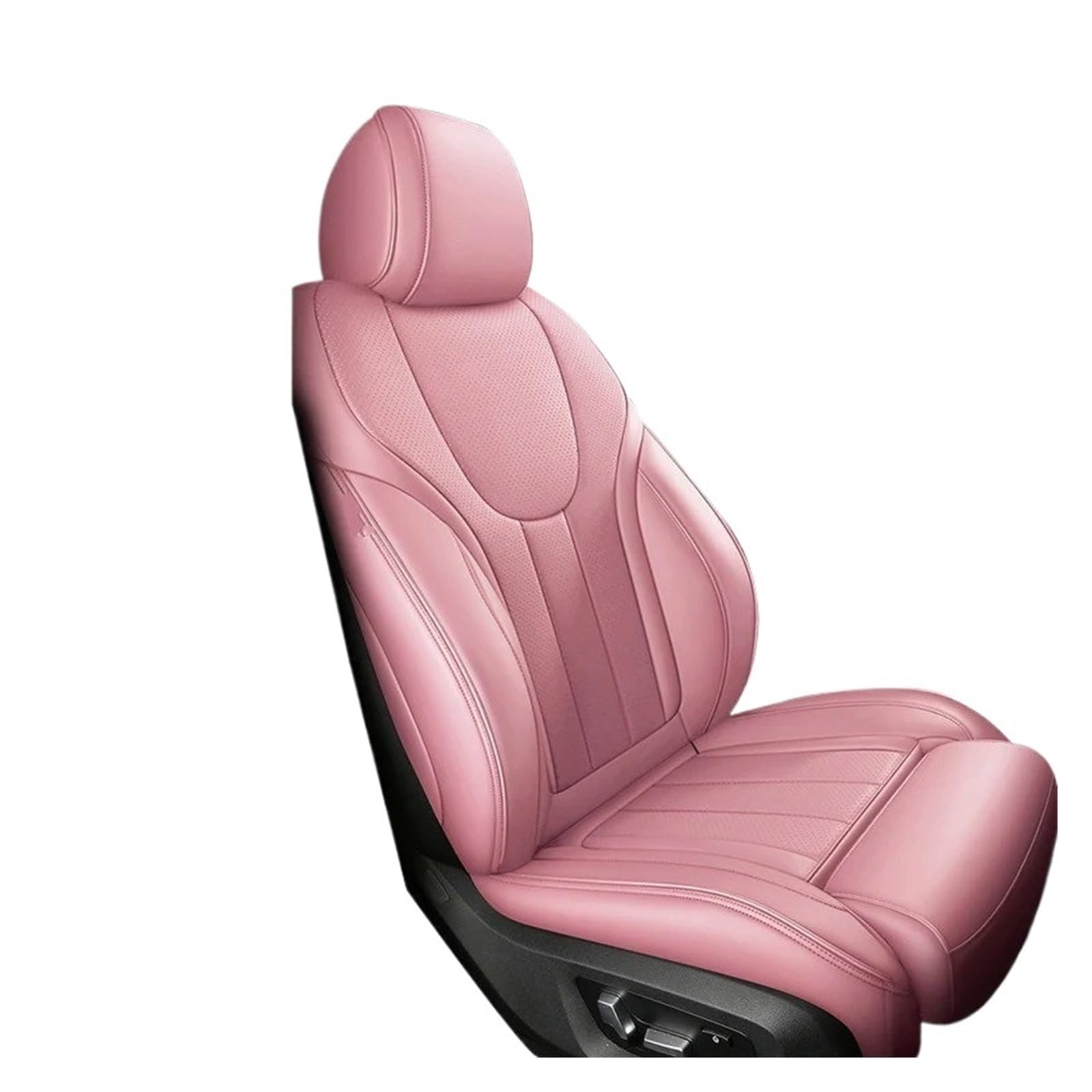 Für VW Für Beetle Für Polo Für Tiguan Für Touareg Für Amarok Für Caddy Autositzbezüge Vordere Reihe Kompletter Satz Sitzbezüge Autositzbezug(1 Piece Pink) von VETJMUA