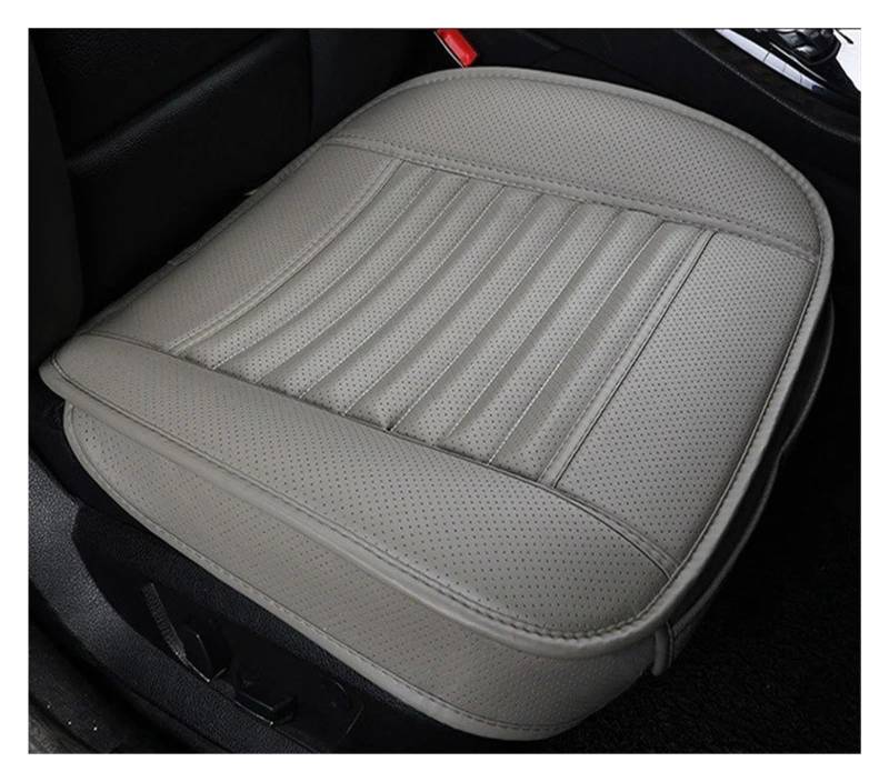 Ledersitzbezüge Autokissen Vier Jahreszeiten Autos Sitzbezug Universal Pad Matten Schutz Autositzbezug(2*Gray) von VETJMUA