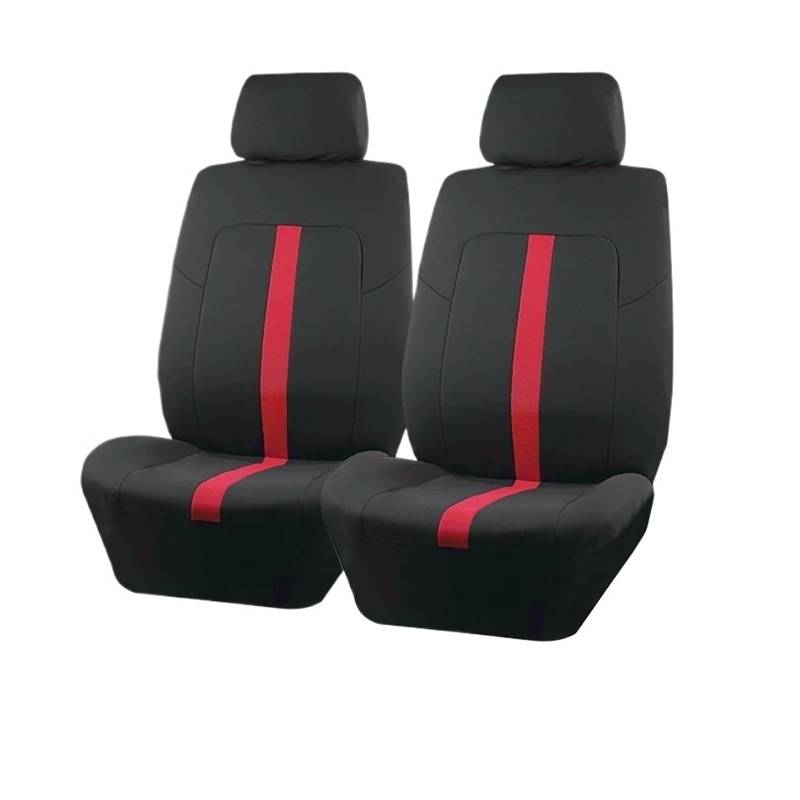 Passend Für Die Meisten Auto-, SUV-, LKW- Und Van-Sitzbezüge. Universelle Autositzbezüge Aus Polyester Im Sportlichen Design Autositzbezug(A 2 seat Red) von VETJMUA