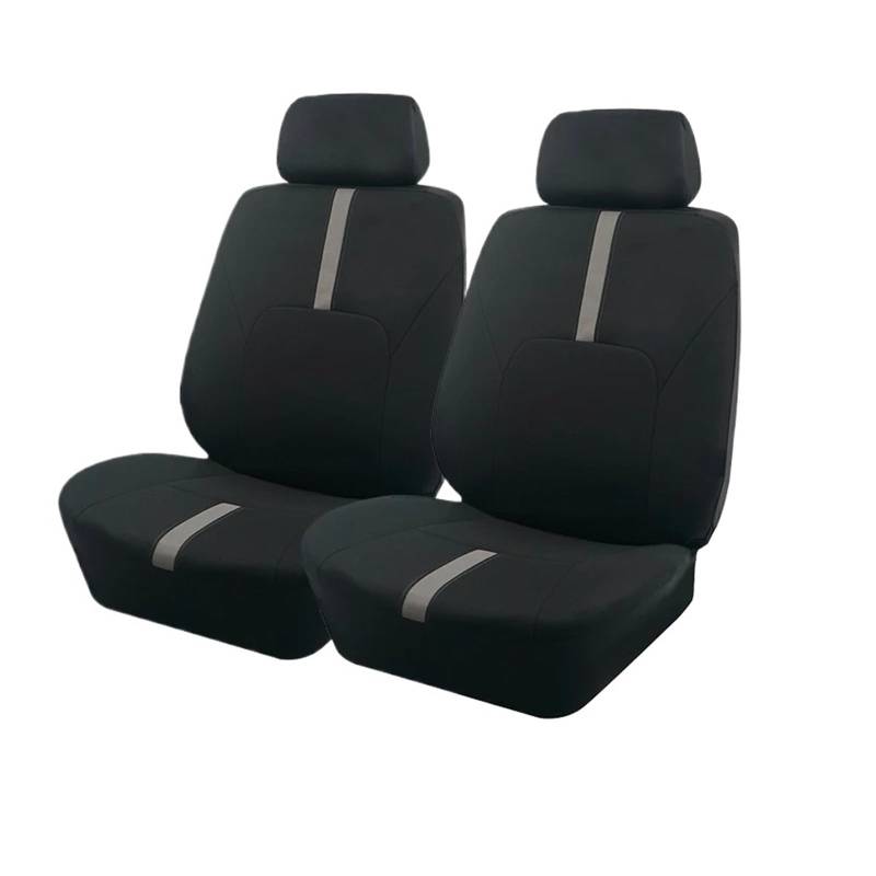 Passend Für Die Meisten Auto-, SUV-, LKW- Und Van-Sitzbezüge. Universelle Autositzbezüge Aus Polyester Im Sportlichen Design Autositzbezug(B 2 Seat Gray) von VETJMUA