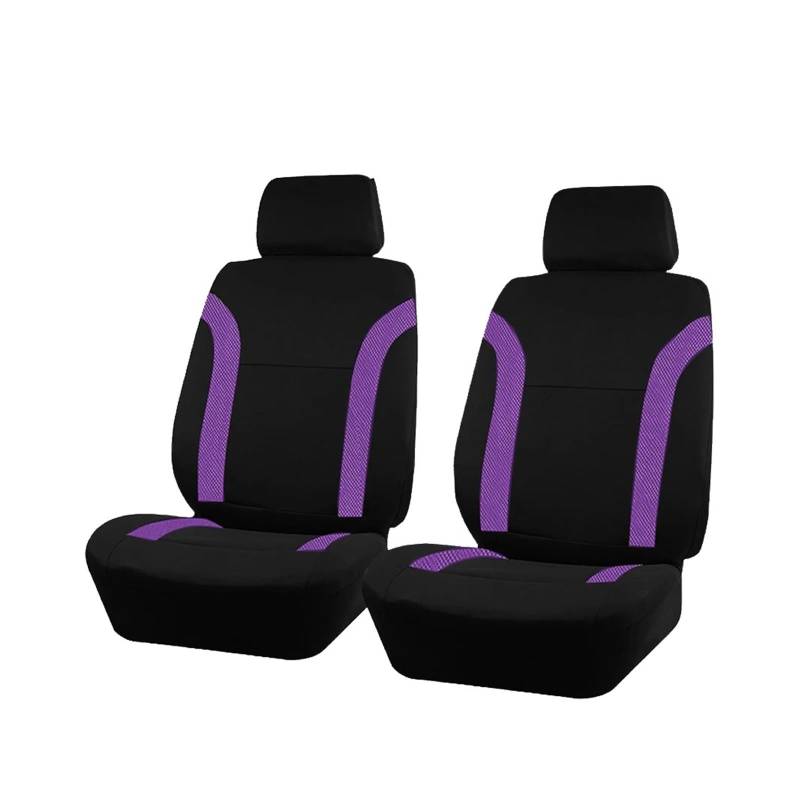Passend Für Die Meisten Autos Und SUVs. Universelle, Atmungsaktive Autositzbezüge Aus Air-Mesh-Gewebe Autositzbezug(Purple 2 Front seat) von VETJMUA